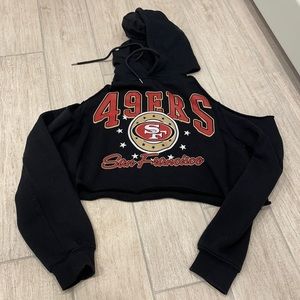 Cropped 49ers Hoodie